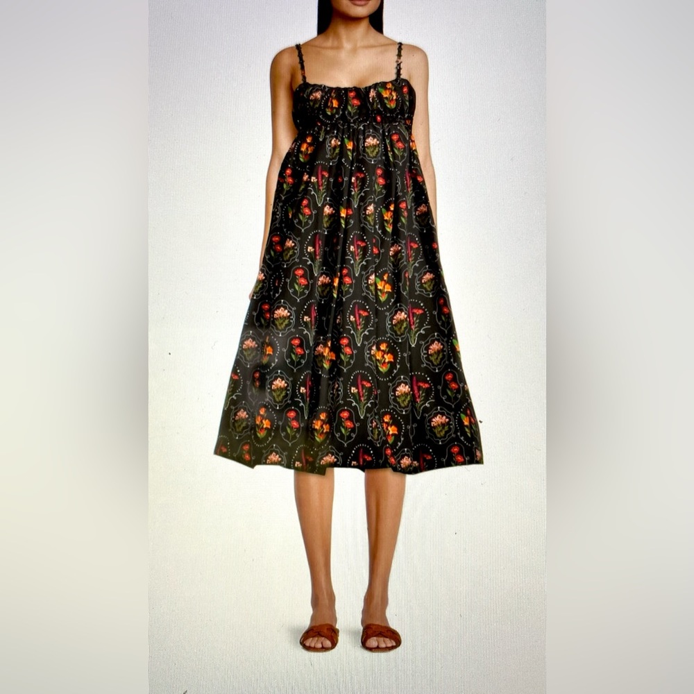 ☄️SOLD ON VESTIERE! NWT AGUA BENDITA HARD-TO-FIND BLACK LIMONARIA OASIS DRESS
